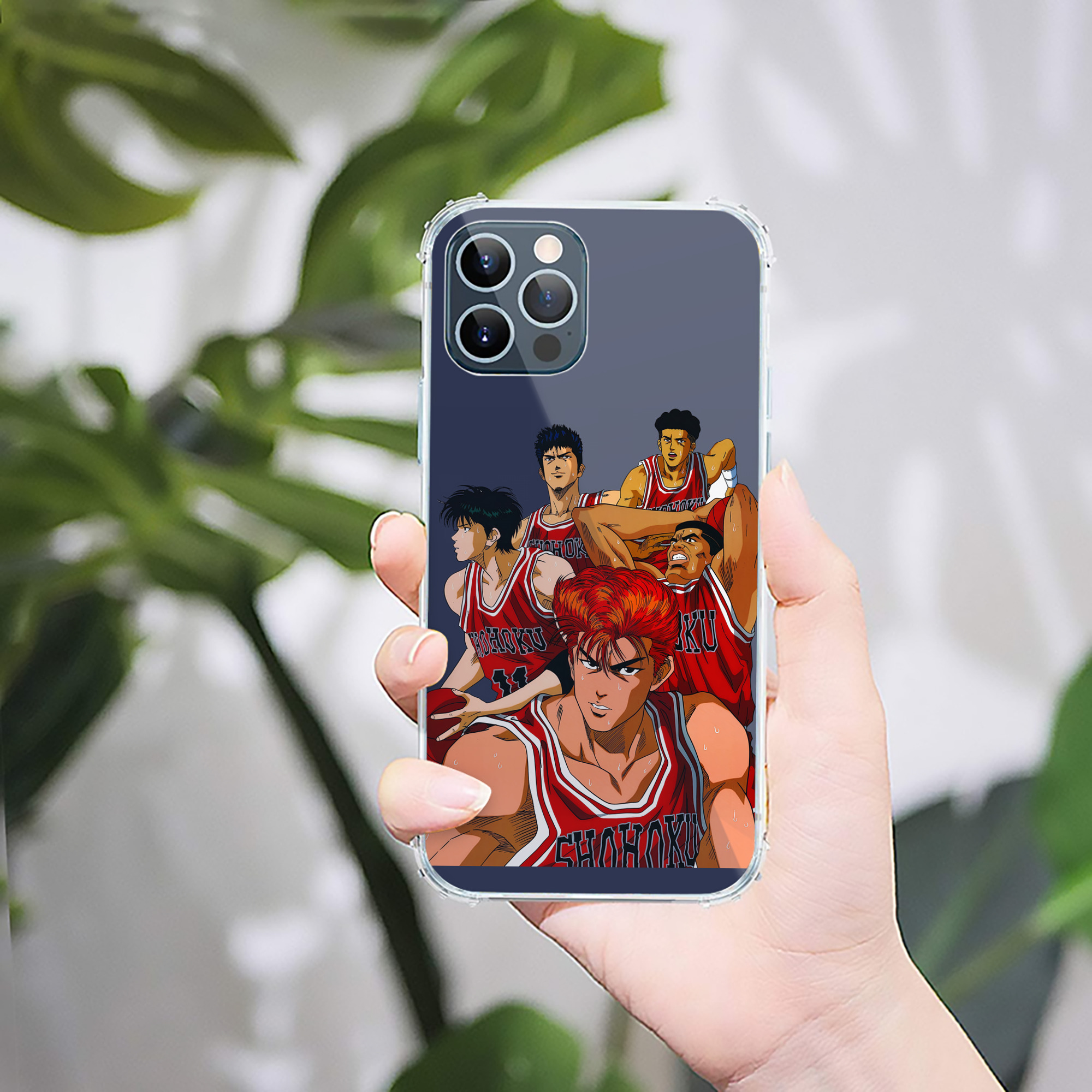 （画像用） SLAM DUNK／スラムダンク 【iPhone 12シリーズ対応】透明スマホケース（クリアソフトケース）